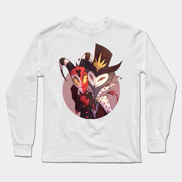 Blitzo & Stolas Long Sleeve T-Shirt by zeann_art